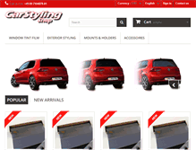 Tablet Screenshot of carstylingshop.com